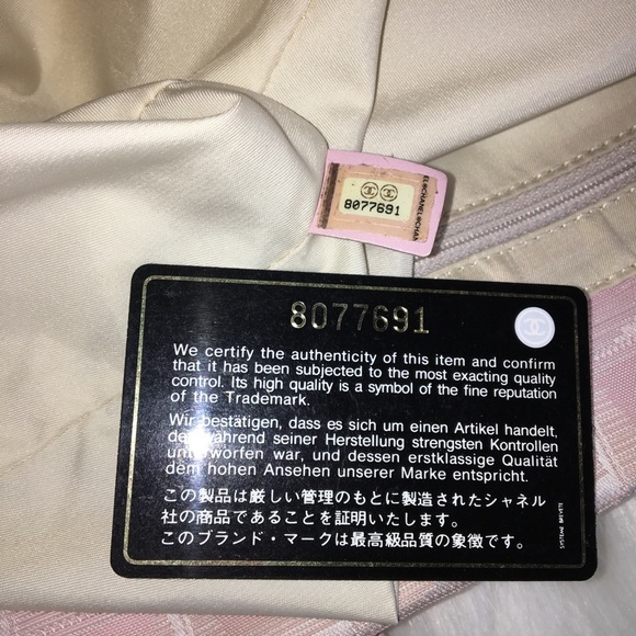 Chanel Pink Nylon Tote medium - Picture 8 of 16